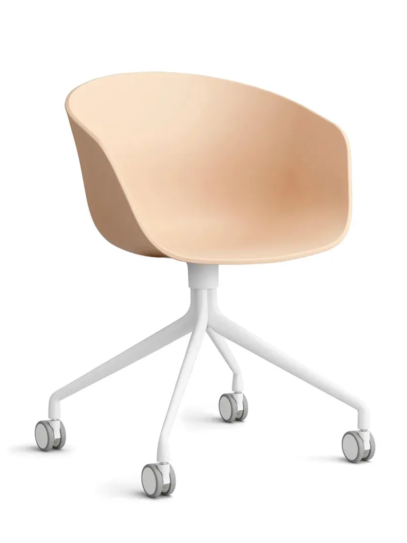 HAY About a Chair AAC52 Forsidepolstret, sort skal fra> Kontorstole