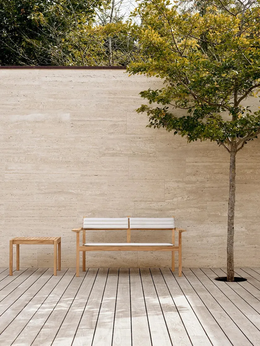 Carl Hansen & Søn AH911 Outdoor Sidebord/Skammel fra> Udendørs Loungemøbler|Havestole