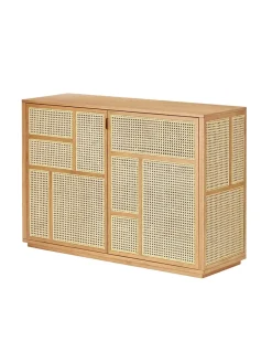 Design House Stockholm Air Sideboard, black/cane fra><noscript><img width=