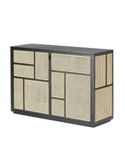 Design House Stockholm Air Sideboard, oak/cane fra><noscript><img width=