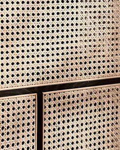 Design House Stockholm Air Sideboard, white/cane fra><noscript><img width=