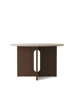 Audo Copenhagen Androgyne Dining Table Ø120 natural oak, sand sten fra><noscript><img width=