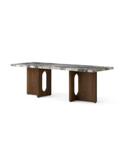 Audo Copenhagen Androgyne Lounge Table, grey galaxy marble/wood fra><noscript><img width=