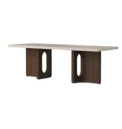 Audo Copenhagen Androgyne Lounge Table, Kunis Breccia / Wood fra><noscript><img width=