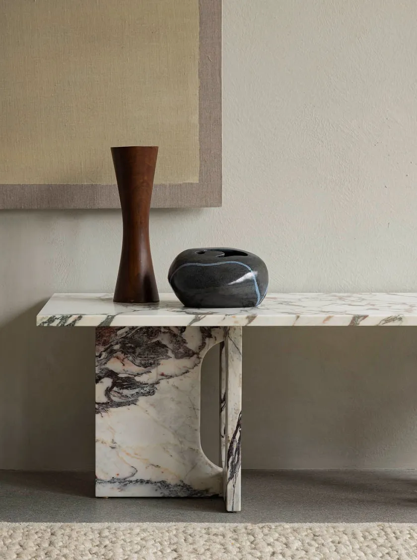 Audo Copenhagen Androgyne Lounge Table, Wood fra> Sofaborde