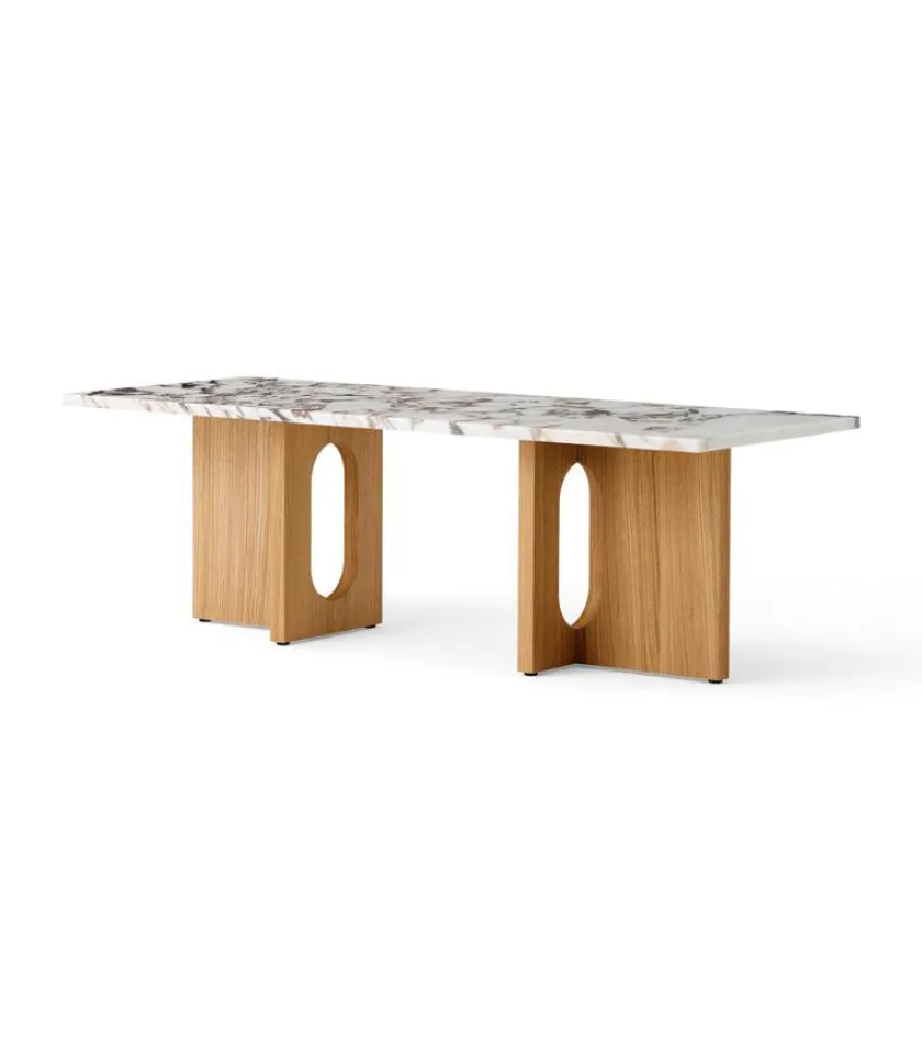 Audo Copenhagen Androgyne Lounge Table, Wood fra> Sofaborde