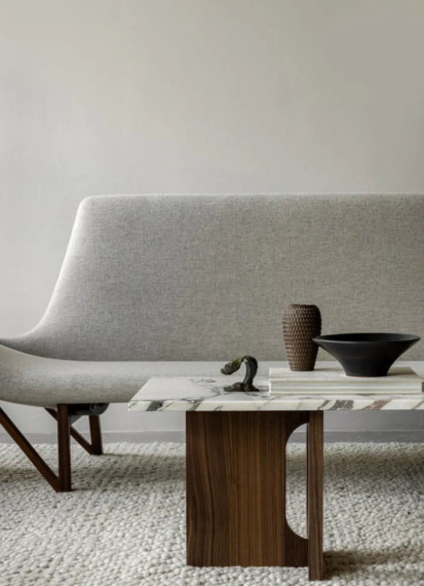 Audo Copenhagen Androgyne Lounge Table, Wood fra> Sofaborde