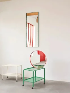 HAY Arcs Mirror Round, red fra><noscript><img width=