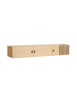 Woud Array Low Sideboard, wall-mounted fra> Tv-Borde
