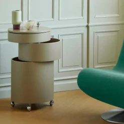 Verpan Barboy Sidebord, orange af Verner Panton><noscript><img width=