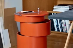 Verpan Barboy Sidebord, orange af Verner Panton><noscript><img width=
