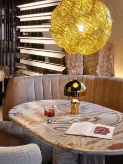 Tom Dixon Bell Portable Bordlampe, copper fra> Portable Lamper|Spots