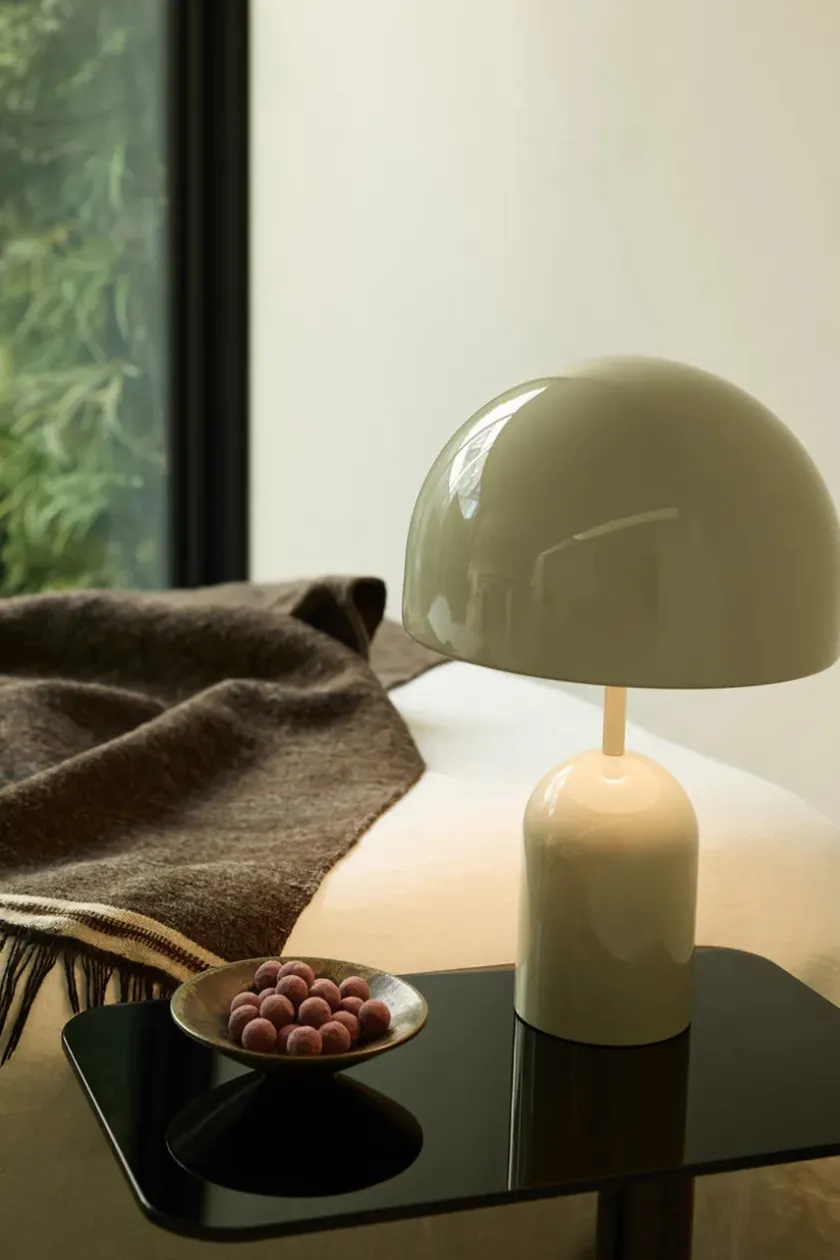 Tom Dixon Bell Portable Bordlampe, moss fra> Portable Lamper|Spots
