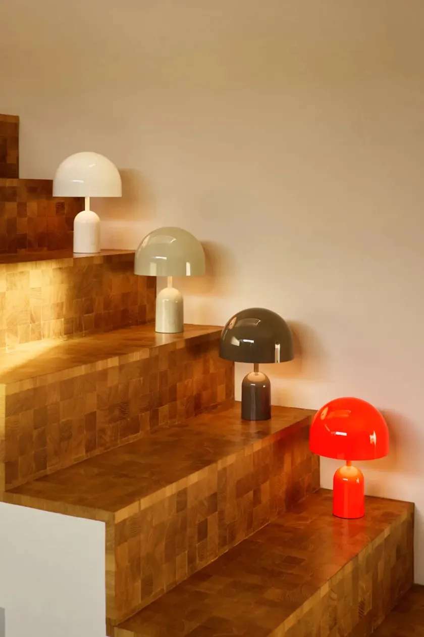 Tom Dixon Bell Portable Bordlampe, moss fra> Portable Lamper|Spots