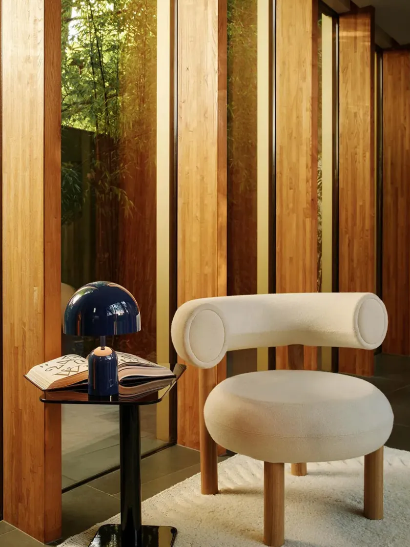 Tom Dixon Bell Portable Bordlampe, moss fra> Portable Lamper|Spots