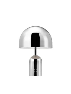 Tom Dixon Bell Portable Bordlampe, silver fra> Portable Lamper|Spots