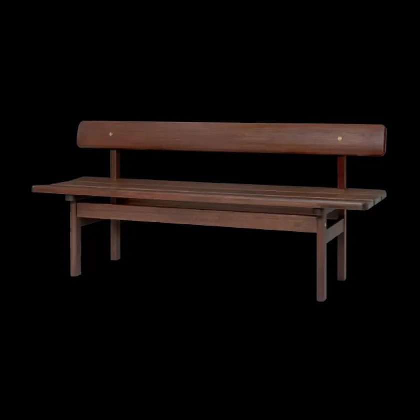 Carl Hansen & Søn BM0699 Asserbo bænk m. ryglæn af Børge Mogensen> Bænke