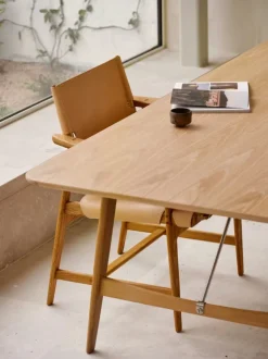 Carl Hansen & Søn BM1160 Jagtbordet, 210 x 95 cm af Børge Mogensen><noscript><img width=