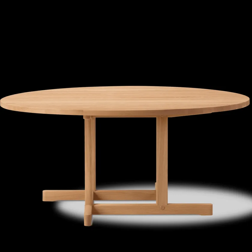 Fredericia Furniture BM80 Shaker sofabord, rundt af Børge Mogensen> Sofaborde