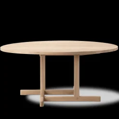 Fredericia Furniture BM80 Shaker sofabord, rundt af Børge Mogensen><noscript><img width=