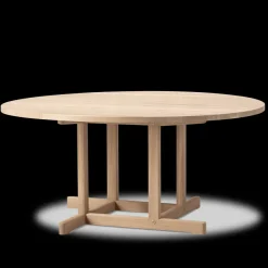 Fredericia Furniture BM80 Shaker sofabord, rundt af Børge Mogensen><noscript><img width=