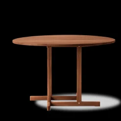 Fredericia Furniture BM80 Shaker spisebord, rundt af Børge Mogensen><noscript><img width=
