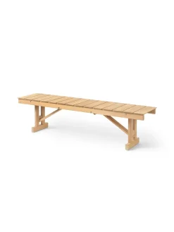 Carl Hansen & Søn BM1871 Udendørsbænk af Børge Mogensen> Havebænke