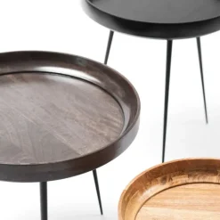 Mater Bowl Table Black fra> Sofaborde