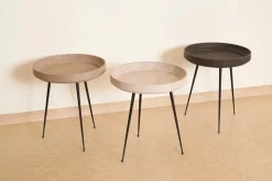 Mater Bowl table coffee waste grey fra> Sofaborde