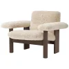 Audo Copenhagen Brasilia Lounge Chair, low back, sheepskin fra> Lænestole
