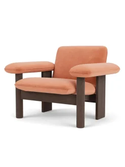 Audo Copenhagen Brasilia Lounge Chair, low back, sheepskin fra><noscript><img width=