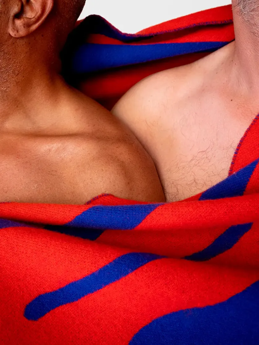raawii Brush Plaid, tan/milk fra> Puder Og Plaider