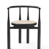 New Works Bukowski Chair m. Fransk Flet, sort fra> Spisebordsstole