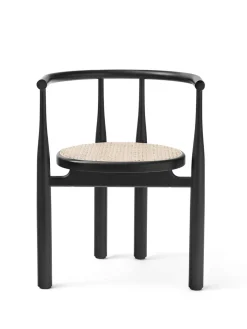 New Works Bukowski Chair m. Fransk Flet, sort fra> Spisebordsstole