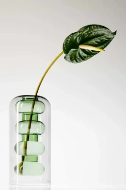 Tom Dixon Bump Vase Tall Green fra> Vaser
