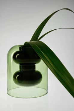 Tom Dixon Bump Vase Tall Green fra><noscript><img width=