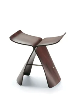 Vitra Butterfly Stool, palisander fra> Skamler