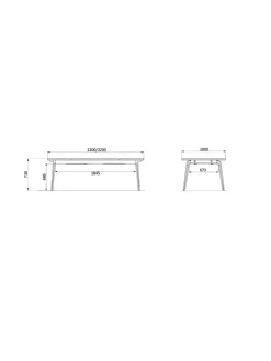 FDB Møbler C65 Spisebord fra><noscript><img width=