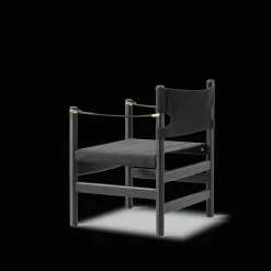 Fredericia Furniture Canvas 21 stol, røget olieret eg af Børge Mogensen><noscript><img width=
