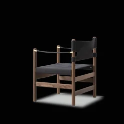 Fredericia Furniture Canvas 21 stol, røget olieret eg af Børge Mogensen><noscript><img width=