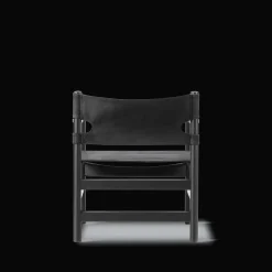 Fredericia Furniture Canvas 21 stol, sortlakeret eg af Børge Mogensen><noscript><img width=