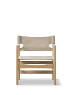 Fredericia Furniture Canvas 21 stol, sortlakeret eg af Børge Mogensen><noscript><img width=
