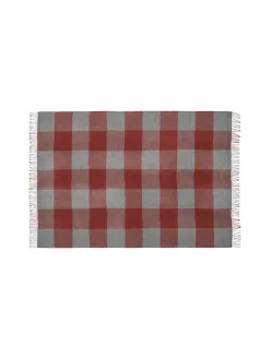 Silkeborg Uldspinderi Caracas Plaid, beetroot fra> Puder Og Plaider