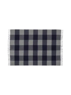 Silkeborg Uldspinderi Caracas Plaid, marina fra> Puder Og Plaider