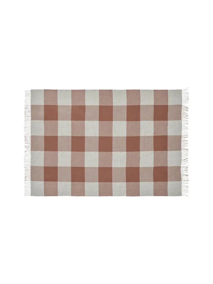 Silkeborg Uldspinderi Caracas Plaid, pine fra> Gaver Til Ham|Puder Og Plaider