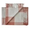 Silkeborg Uldspinderi Caracas Plaid, rosewood fra> Puder Og Plaider