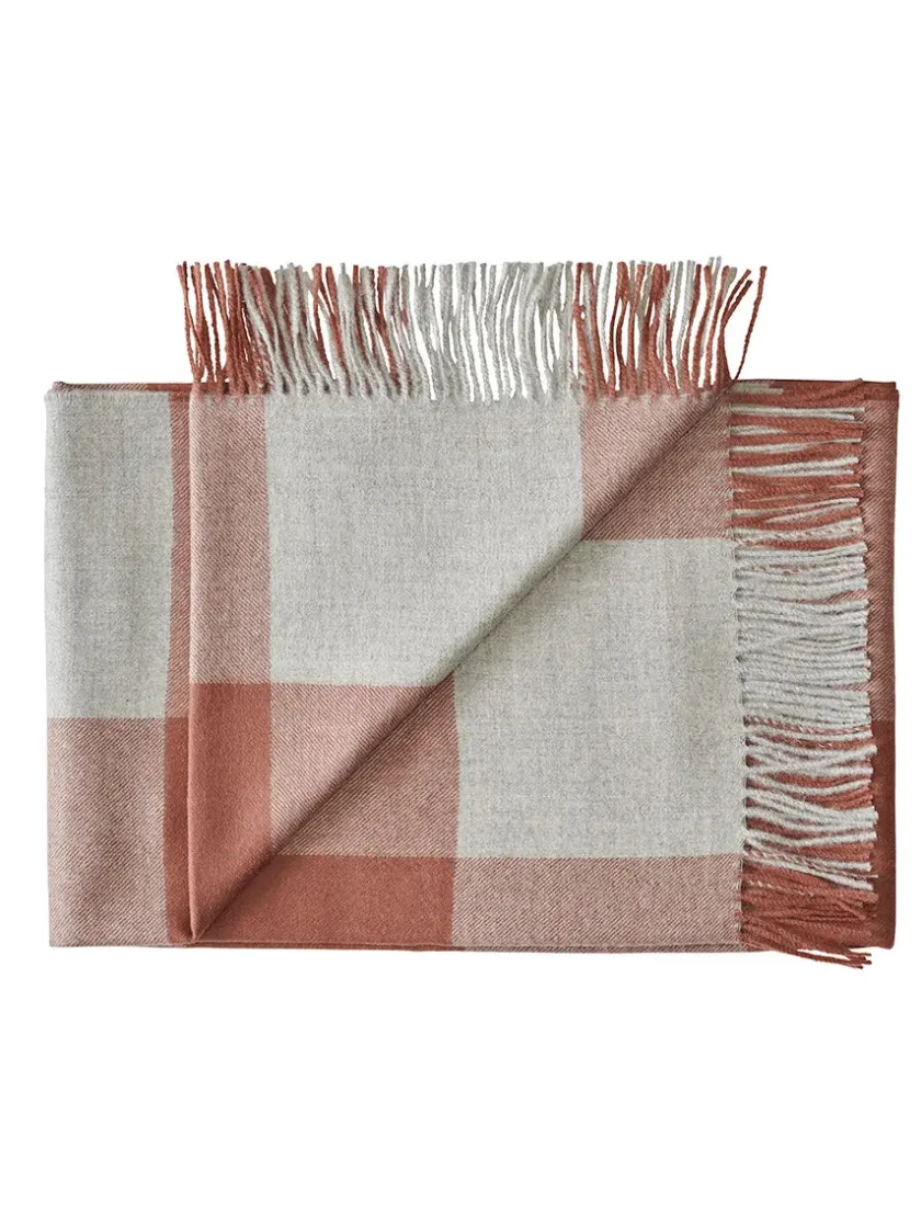 Silkeborg Uldspinderi Caracas Plaid, umber fra> Gaver Til Ham|Puder Og Plaider