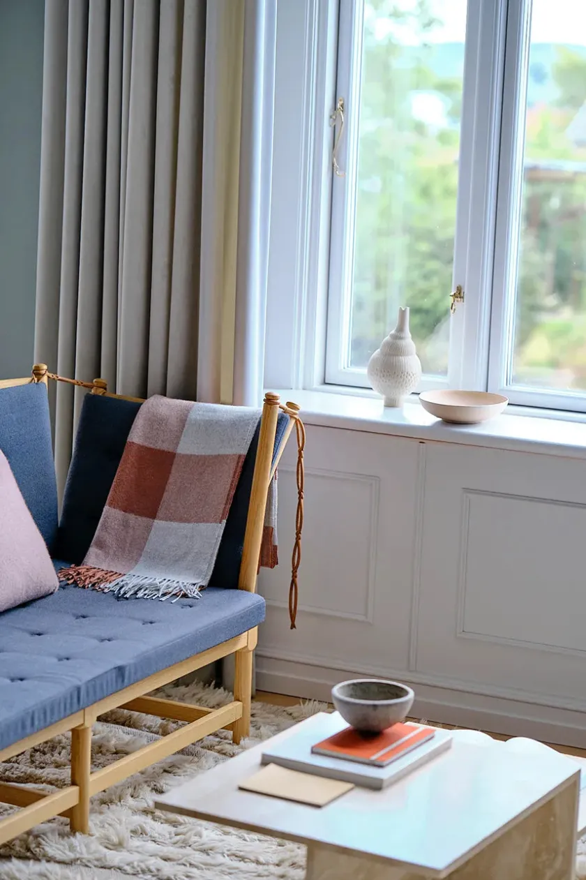 Silkeborg Uldspinderi Caracas Plaid, umber fra> Gaver Til Ham|Puder Og Plaider