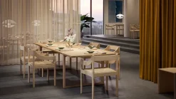 Fritz Hansen Carimate Stol, bøg fra> Spisebordsstole