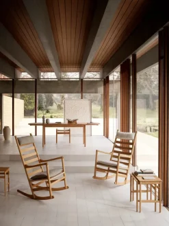Carl Hansen & Søn CH45 Gyngestol af Hans J. Wegner> Gyngestole